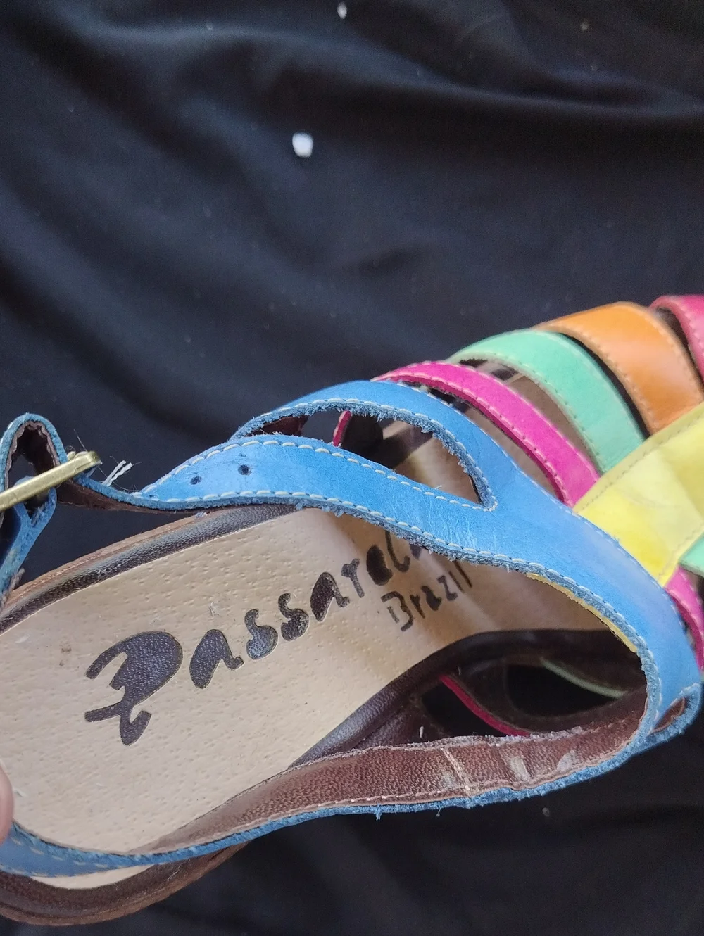Vintage Inspired Brazilian Wedge Sandals